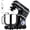 Black, variant on Powerful 10-Speed Stand Mixer, 7QT 660W Tilt-Head Electric Kitchen Mixer, Stepless Control, Stainless Steel Bowl, Splash Guard, Anti-Slip Base, Bread, Pizza, Cake & Cookie Dough