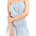 thumbnail image 4 of Vestido strapless Roman Fashion Juvenil 21122 Azul rayas, 4 of 6