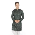 thumbnail image 2 of TRILOKI Harlequin Men Kurta Pajama Set Ethnic Indian Traditional Wear Ethnic Diwali Puja, 2 of 5