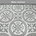 thumbnail image 7 of Grey Chair Seating Cushion, Antique Ornate Oriental Floral Motifs Retro Pattern in Modern Graphic Boho Art, Soft Seat Pads for Office with Anti-slip Backing, 16"x16", Grey White, by Ambesonne, 7 of 7