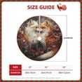 thumbnail image 2 of Fotbe Romantic Flower Fox Couple Pattern Christmas Tree Skirt, Tree Skirts Plush Christmas Decorations, Christmas Tree Skirts Xmas Decorations Holiday Party Decor-36", 2 of 6