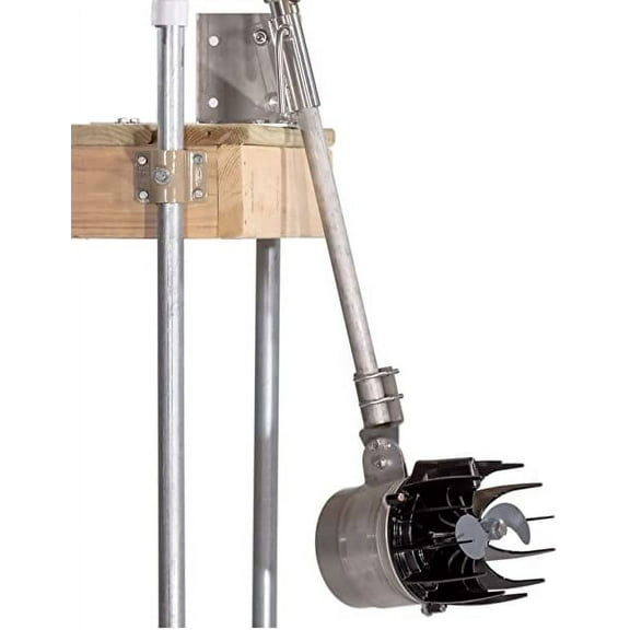 Kasco AquatiClear Water Circulator w/ Universal Mount, 3/4 HP w/400 ft. Power Cord, Clog-Resistant Water Circulation Pump to Keep Dock, Marina & Shoreline Free of Algae & Debris, 240 Volt