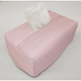 thumbnail image 3 of Pink & White Checked Gingham Tissue Box Cover by Penny's Needful Things (Short Rectangle), 3 of 3