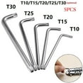 thumbnail image 4 of 5PCS T30 T20 T25 For T10 T15 Double-End 2-way for Torx Screwdriver Spanner Wrench Tool 10PCS T30, 4 of 7