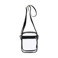 thumbnail image 2 of Ankoty Clearance! Cosmetic Bag Clear Bag Stadium Approved for Women Clear Crossbody Bag Transparent Shoulder Handbag Small Toiletry Bags 1Pc Black 1*Storage Bag, 2 of 6