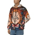 thumbnail image 2 of Lsque Chucky for Mens Full-zip Hoodie, Zip-up Pullover Hooded Sweatshirt, Kangaroo Pocket Hoodie Ideal for Daily Wear, Travel, and Home-3X-Large, 2 of 8