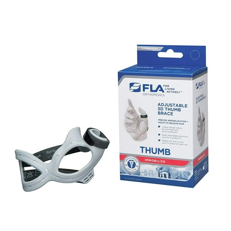 FLA 3D Adjustable Left Thumb Brace, medium 