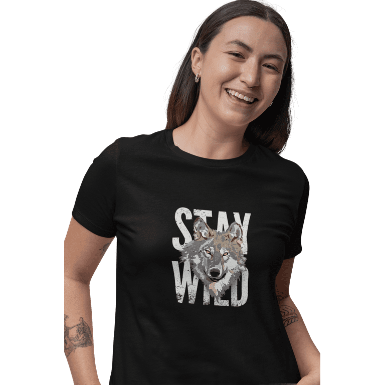 wolf t shirt ebay