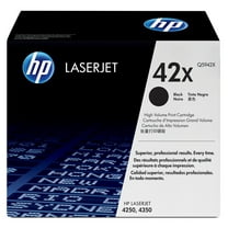 HP 42X (Q5942X) Toner Cartridge, Black High Yield