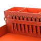 thumbnail image 5 of Soporte para herramientas de peluquería, organizador de cepillos de pelo resistente al desgaste multifuncional desmontable, soporte para es de , Naranja Baoblaze Estante de tijeras de salón, 5 of 8