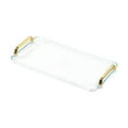 thumbnail image 4 of veasfak Serving Tray Rectangular Bathroom Organizer for Restaurant Hotel Living Room L, 4 of 9