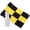 Yellow and black, variant on Yihuala High Visibility Golf Putting Trainings Flag Quick Installation Without Tool Needed For Backyard Course Use