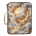 thumbnail image 2 of Haosy Accordion File Organizer Zipper Binder 500 Sheet 6-Tab Expanding File Folder Multi-Pocket 1.2 Inch 3 Ring Golden Light in Clouds, 2 of 7