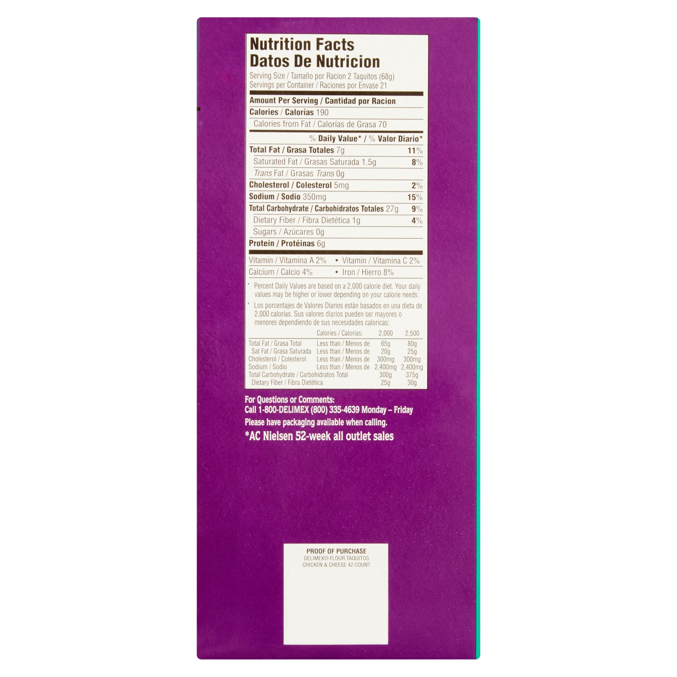 Delimex Beef And Cheese Taquitos Nutrition Facts Besto Blog