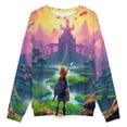 thumbnail image 4 of The Legend Of Zelda Unisex Pullover Hoodie Fashion Round Neck Sweatshirts Sweater For Mens Womens, 4 of 6