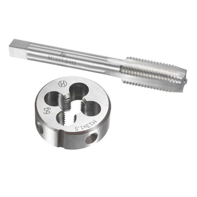 Unique Bargains Ensemble de Robinet Métrique M13 x 1.5mm avec Filetage Rond