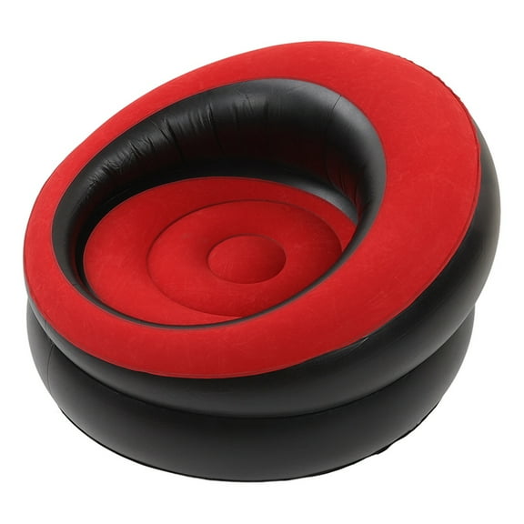 Inflatable Bean Bag Chair for Adults – Portable Blow Up Lounger for Indoor, Outdoor, Camping, Dorm – Quick Inflation, Washable, Puncture-Resistant