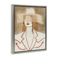 thumbnail image 4 of Stupell Industries Western Cowgirl Fashion People Painting Gray Floater Framed Canvas Art Print Wall Art, 25 x 31, 4 of 10