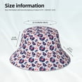 thumbnail image 5 of Balery record rock music Skull Sun Hats for Men Women Bucket Hat UPF 50+ Buckey Hat Boonie Hat Foldable UV Protection Hiking Beach Fishing Summer, 5 of 9