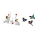 thumbnail image 5 of Esculturas de elefantes, figuras de cerámica, estatuas de animales, pájaros de madera, adornos artísticos para colgar en la pared con textura suave, a, 5 of 8