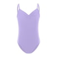 thumbnail image 2 of Hansber Gymnastics Leotards for Girls Sleeveless Camisole Leotard Ballet Dance Practice Ballerina Outfit Lavender 150, 2 of 6