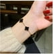 thumbnail image 2 of Pulsera de cinco flores con trébol de cuatro hojas a la moda, pulsera de joyería para mujer, pulseras de amistad, regalos para familiares o amigos Feliz Sencillez, 2 of 3