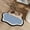 Cloud-Blue, variant on Small Fresh Cloud Style Pet Cat and Dog Diatomaceous Earth Feeding Mat/ Dirt Resistant and Splash Proof Cat and Dog Floor Mat