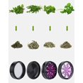 thumbnail image 3 of Molinillo de especias de 2,5 pulgadas, molinillo de especias de aleación de zinc con 4 piezas de molinillo de polen, tamiz para especias aromáticas secas, 3 of 5