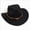 Black_1, variant on Toddler Cowboy Hat Western Cowgirl Hat Unisex For 3-8 Years Boys Girls Kids Classic Ranch Cowboy Hat Outdoor Dress Up Cap,Khaki