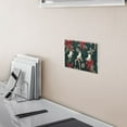 thumbnail image 5 of Yayeee Toggle Light Switch Wall Plate 3-Gang 6.37"x4.48" Decorative Outlet Cover, Green Christmas Candy Canes, 5 of 7