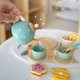 thumbnail image 5 of Juego de vajilla de cocina de juguete artesanal de madera para fiesta de té de 15 piezas para niños, niños, niñas, regalo de cumpleaños perfke Juegos de imaginación en la cocina, 5 of 8