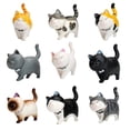 thumbnail image 1 of Figuritas de gatos en miniatura,accesorios para casa de muñecas en miniatura diy,figuritas de gatos,decoraciones para el tablero del automóvil,casa de muñecas interior,Artículos de, 1 of 8
