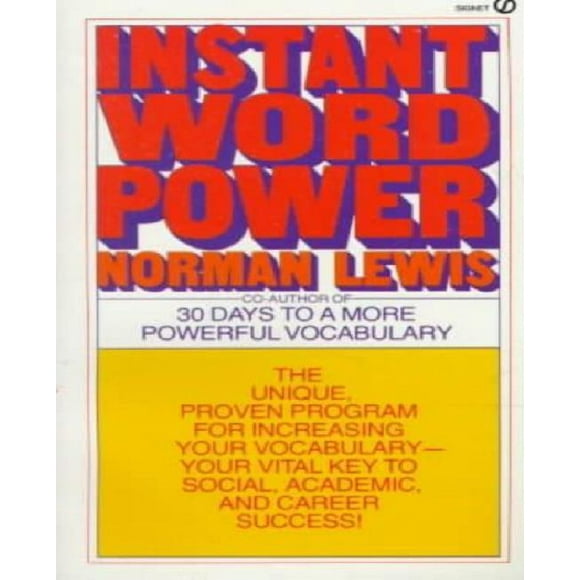 Instant Word Power By Lewis, Norman
