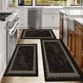 thumbnail image 6 of Floral Kitchen Rugs Sets of 3, Non Slip Kitchen Rugs and Mats Washable Farmhouse Kitchen Rugs Floral Kitchen Floor Mat Carpet Runner Rugs for Hallway Laundry Room, 6 of 12