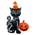 thumbnail image 1 of Inflable Halloween Gato Con Calabaza Luz Led 2.4m, 1 of 4
