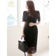 thumbnail image 2 of H Han Queen-vestido de tubo ajustado para mujer, Vestidos de fiesta elegantes simples, Vestidos de encaje de oficina con cuello redondo, gran oferta, Verano, 2 of 4