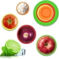 thumbnail image 3 of Reduces Food Waste Reusable Silicone Food Savers, Premium Silicone Dishwasher Safe Set For Eco-Friendly Storage Solutions, 3 of 5