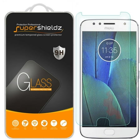 [1-Pack] Supershieldz for Motorola "Moto G5S Plus" Tempered Glass Screen Protector, Anti-Scratch, Anti-Fingerprint, Bubble Free