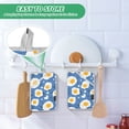 thumbnail image 4 of Yayeee Pot Holders Kitchen Heat Resistant with Pockets 7"x9.8" Cotton Oven Cooking Hot Pads, Cute Fried Eggs, 4 of 7