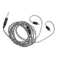 thumbnail image 1 of Earphone Cable 1.2m Silver Plated Copper 3.5mm Stereo Plug Earbuds Replacement Cable for IE100 Pro IE400 Pro IE500 Pro, 1 of 4