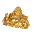 thumbnail image 5 of deevoka Buddha Statue Desk Maitreya Buddha Statue for Cabinet Restaurant Living Room Gold, 5 of 9