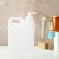 thumbnail image 2 of 2.5L Pump Bottles Sterilization Liquid Plastic Liquid Soap Cosmetics Chemical Storage Container (White), 2 of 8