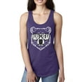 thumbnail image 2 of Wild Bobby Mama Bear Face Glasses Women Racerback Tank Top, 2 of 6