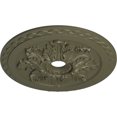 thumbnail image 3 of Ekena Millwork 23 5/8"OD x 3"ID x 2"P Bordeaux Deluxe Ceiling Medallion (Fits Canopies up to 4"), Hand-Painted Painted Turtle, 3 of 6