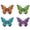 Wall Art Figurines B A4, variant on 4 Pack Rustic Butterfly Wall Sculpture, Hanging Art Decor, Weatherproof Ornament for Garden Fence, Yard, Patio and Daily Home Decoration