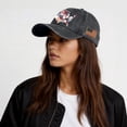 thumbnail image 7 of GrmtClth Usa 250th Anniversary Hat Patriotism American Flag Print Baseball Cap Classic Distressed Washed Cap Trend Adjustable Headwear Black, 7 of 7