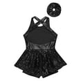 thumbnail image 4 of Haitryli Cheerleading Uniform for Girls Ballet Dance Leotard Dress 6-16 Years Jazz Hip Hop Latin Modern Dancing Clothes Black 16, 4 of 5