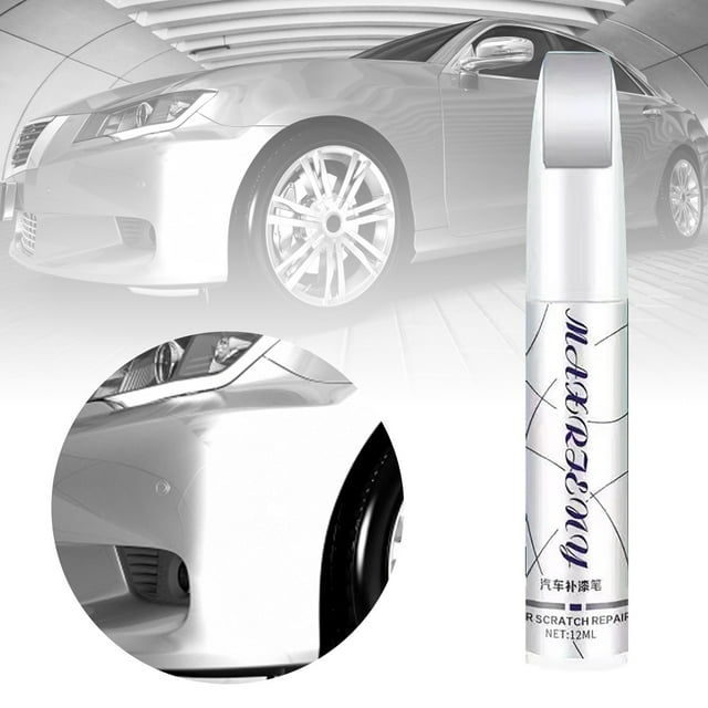 SHAGUOZHOU Wall Patch Cement Paste Popcorn Ceiling Texture Sponge Car Up Paint Pen Scratch Kit For Automotive Paint Matches Factory Color Easy To Use For Chips & Scratches (Include Clear Coat) 12ml