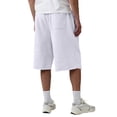 thumbnail image 4 of Resicozy Baggy Sweat Shorts Men 2026 Cotton Y2k Shorts Casual Under Knee Shorts Hem Gym Shorts with Pockets White M, 4 of 6