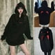 thumbnail image 1 of Sudadera con capucha informal para mujer Little Devil Corner Sudadera con capucha para Halloween, 1 of 5